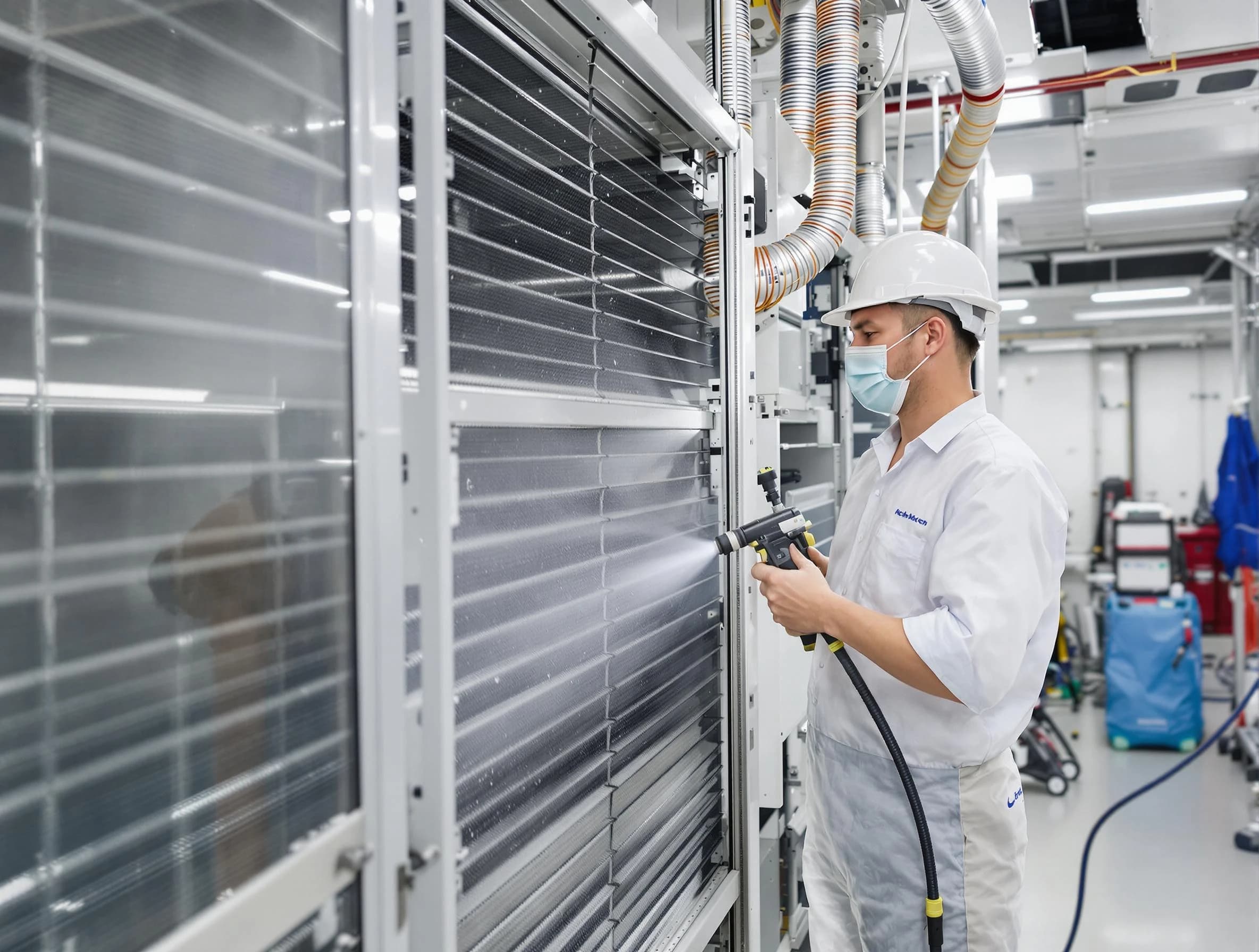 Professional AC coil cleaning by Heber Air Duct Cleaning in Heber