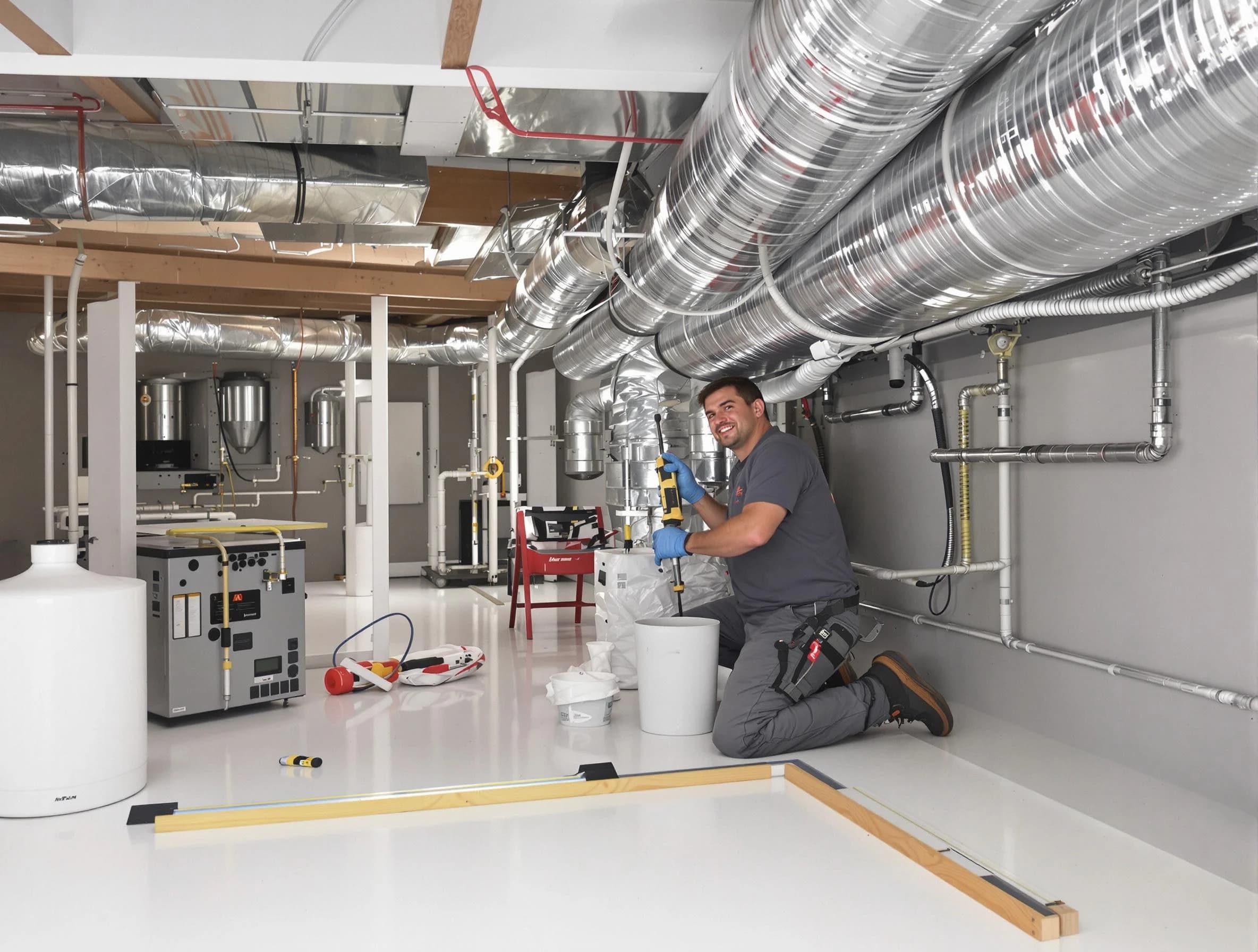 Professional duct sealing service by Heber Air Duct Cleaning in Heber