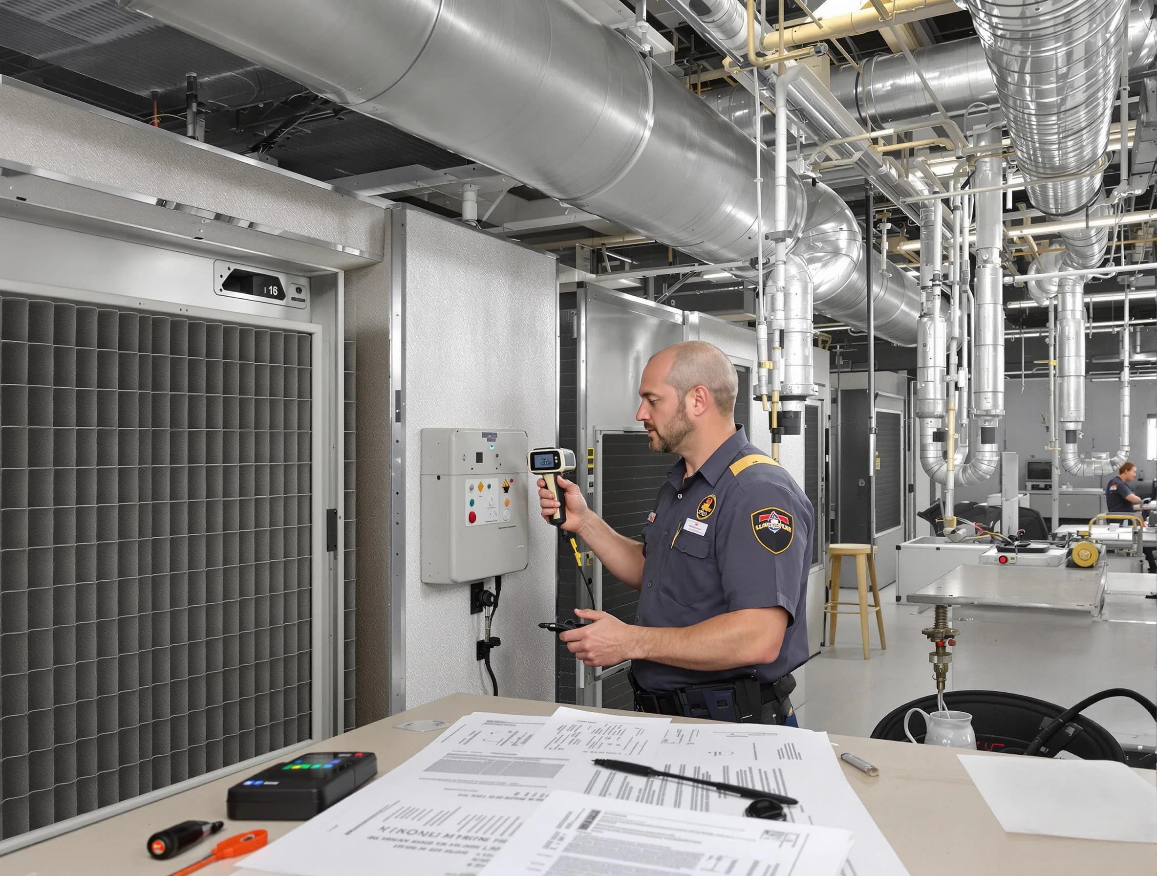 Professional filter system inspection by Heber Air Duct Cleaning in Heber