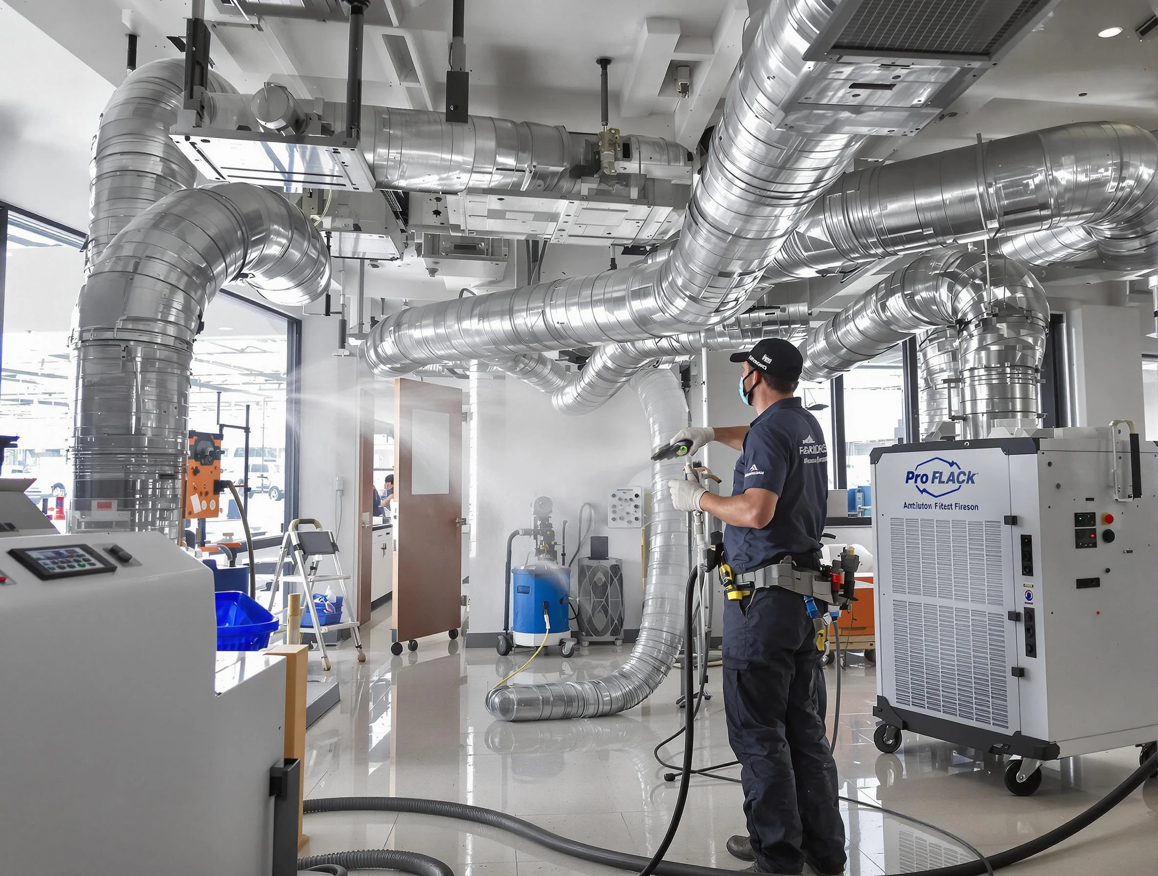 Negative Pressure Air Duct Cleaning in Heber