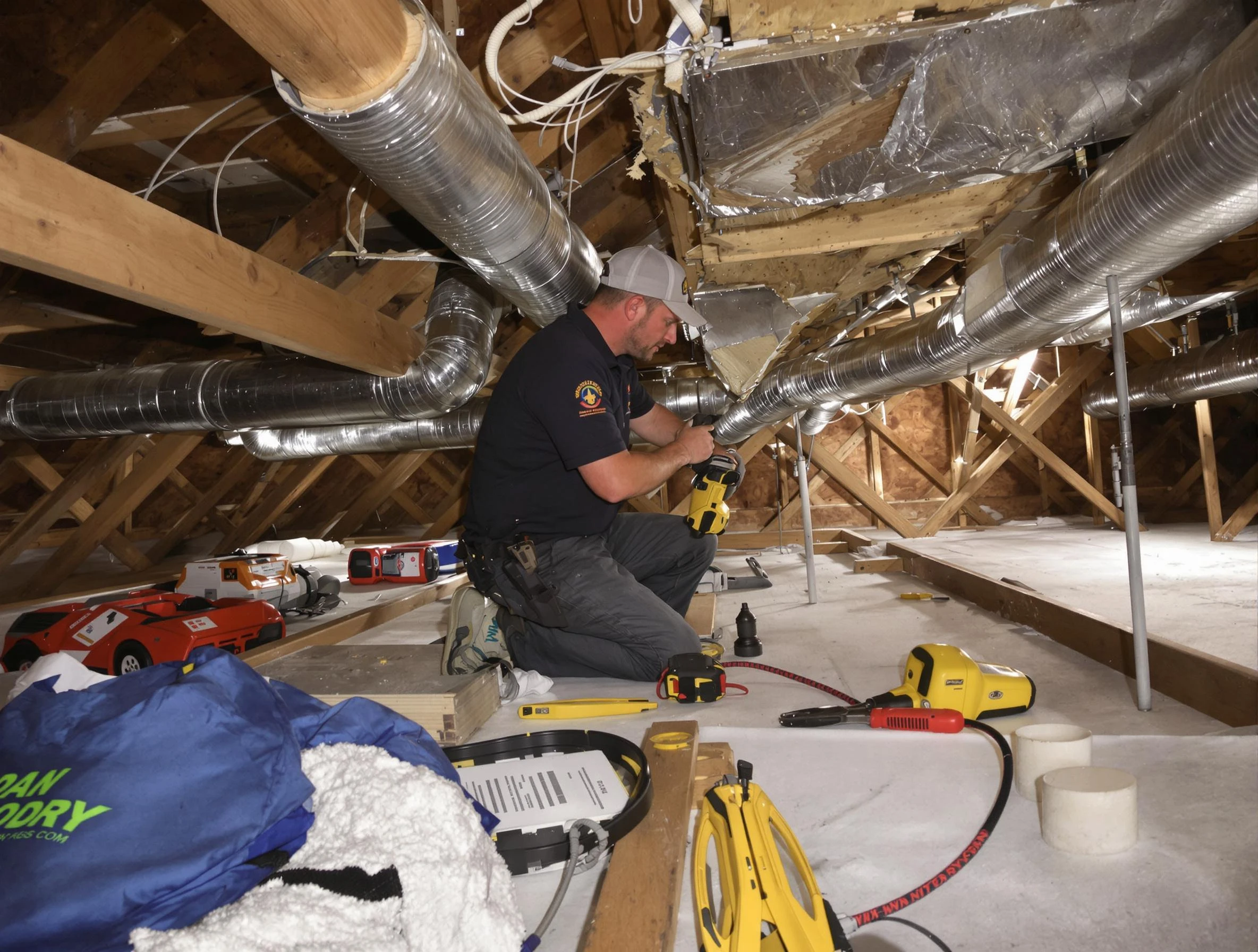 Professional air duct repair by Heber Air Duct Cleaning in Heber