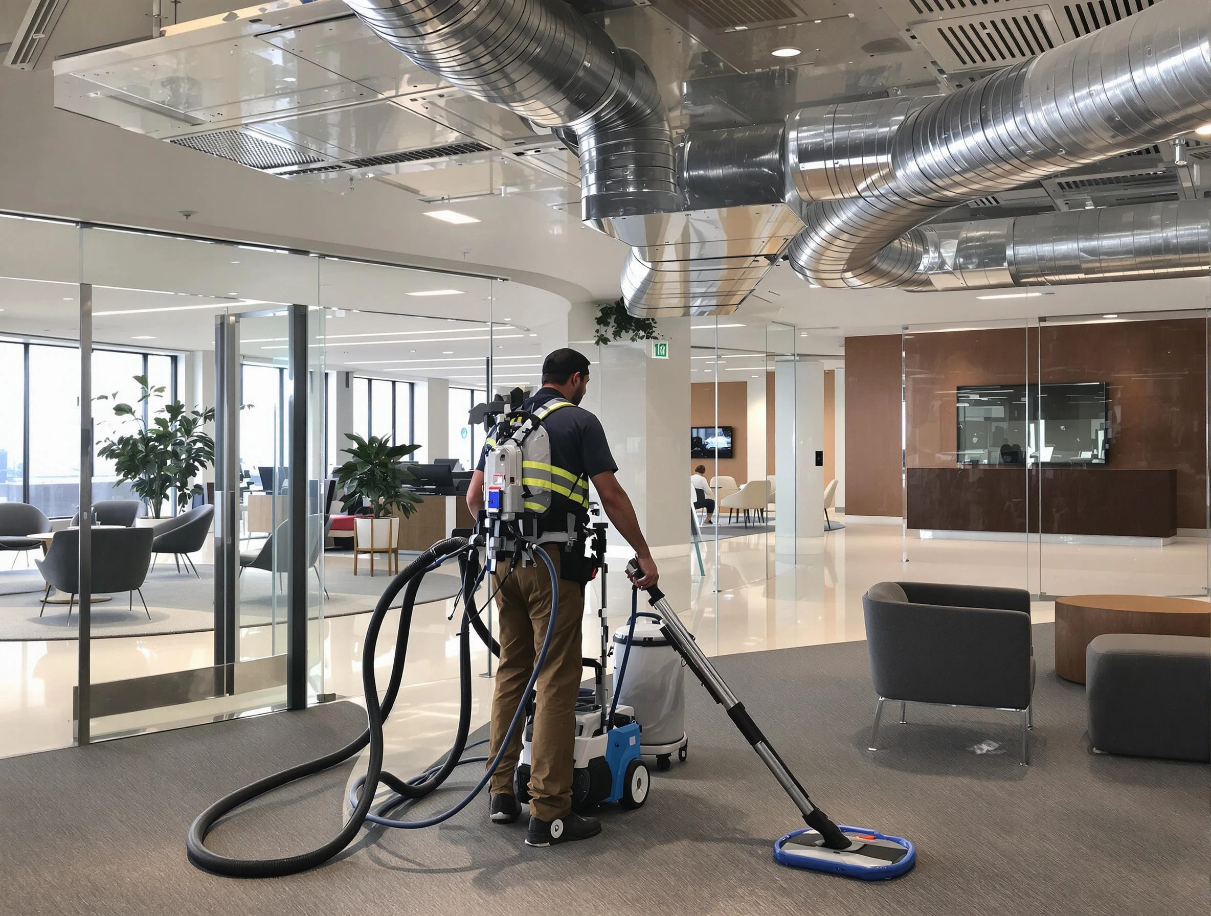 Commercial duct cleaning service by Heber Air Duct Cleaning in Heber