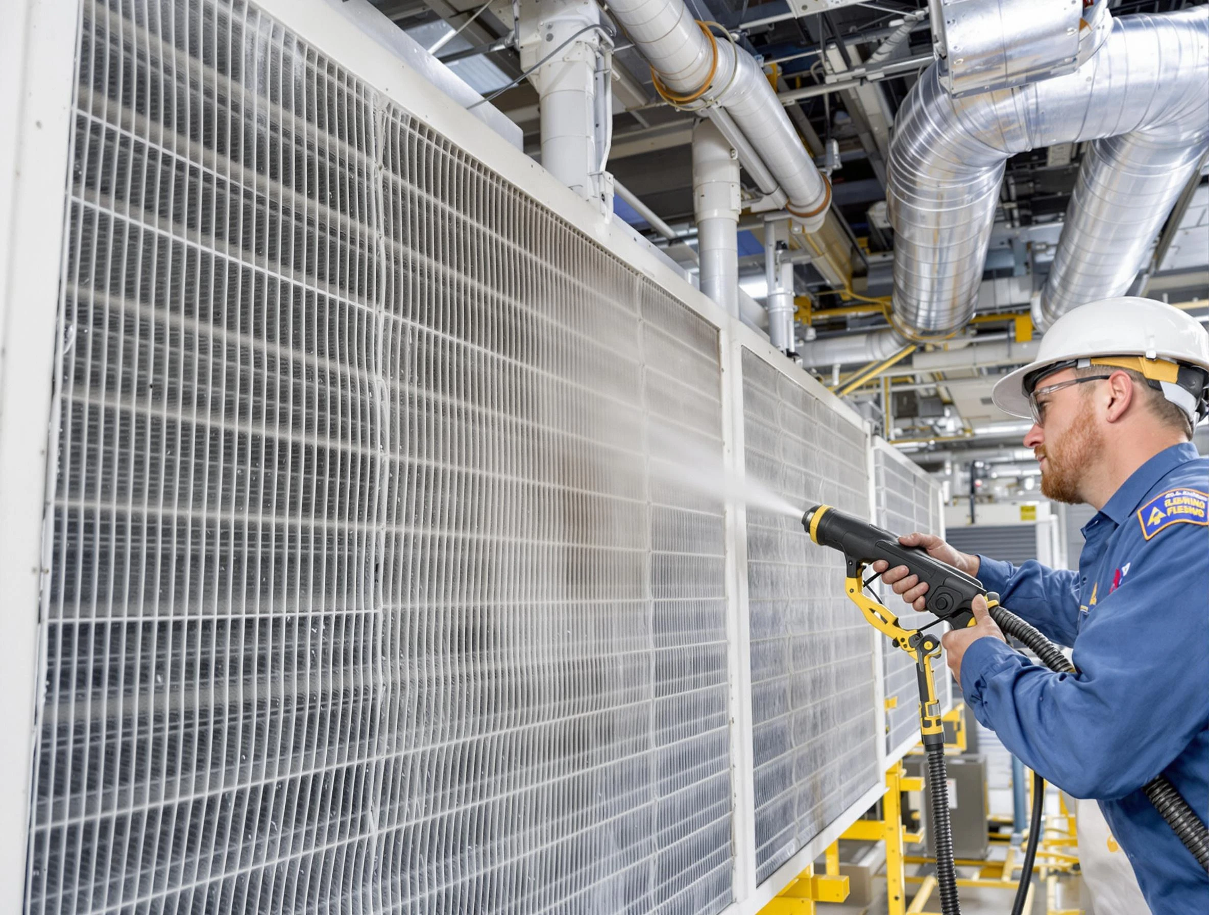 Professional commercial coil cleaning by Heber Air Duct Cleaning in Heber