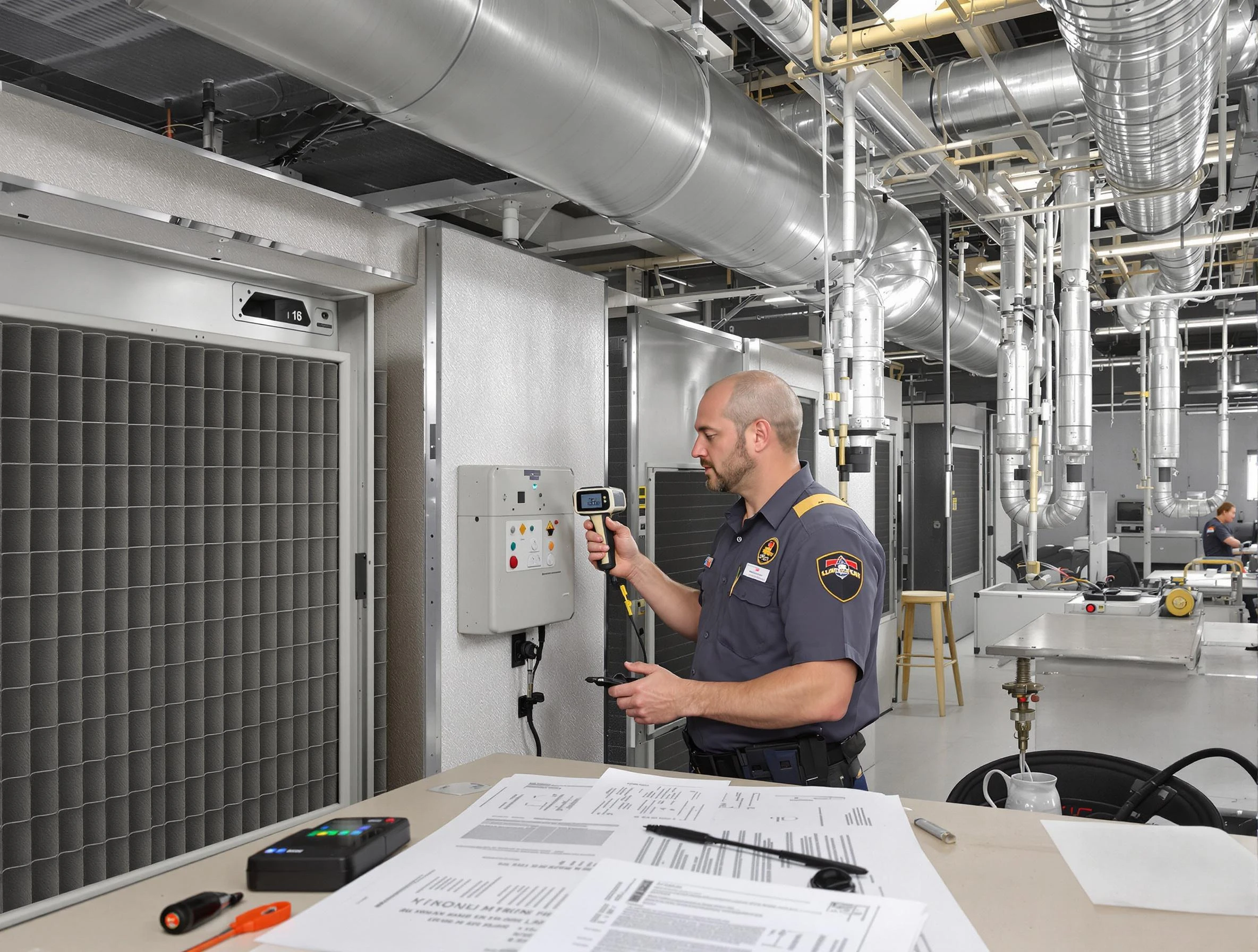 Professional filter system inspection by Heber Air Duct Cleaning in Heber