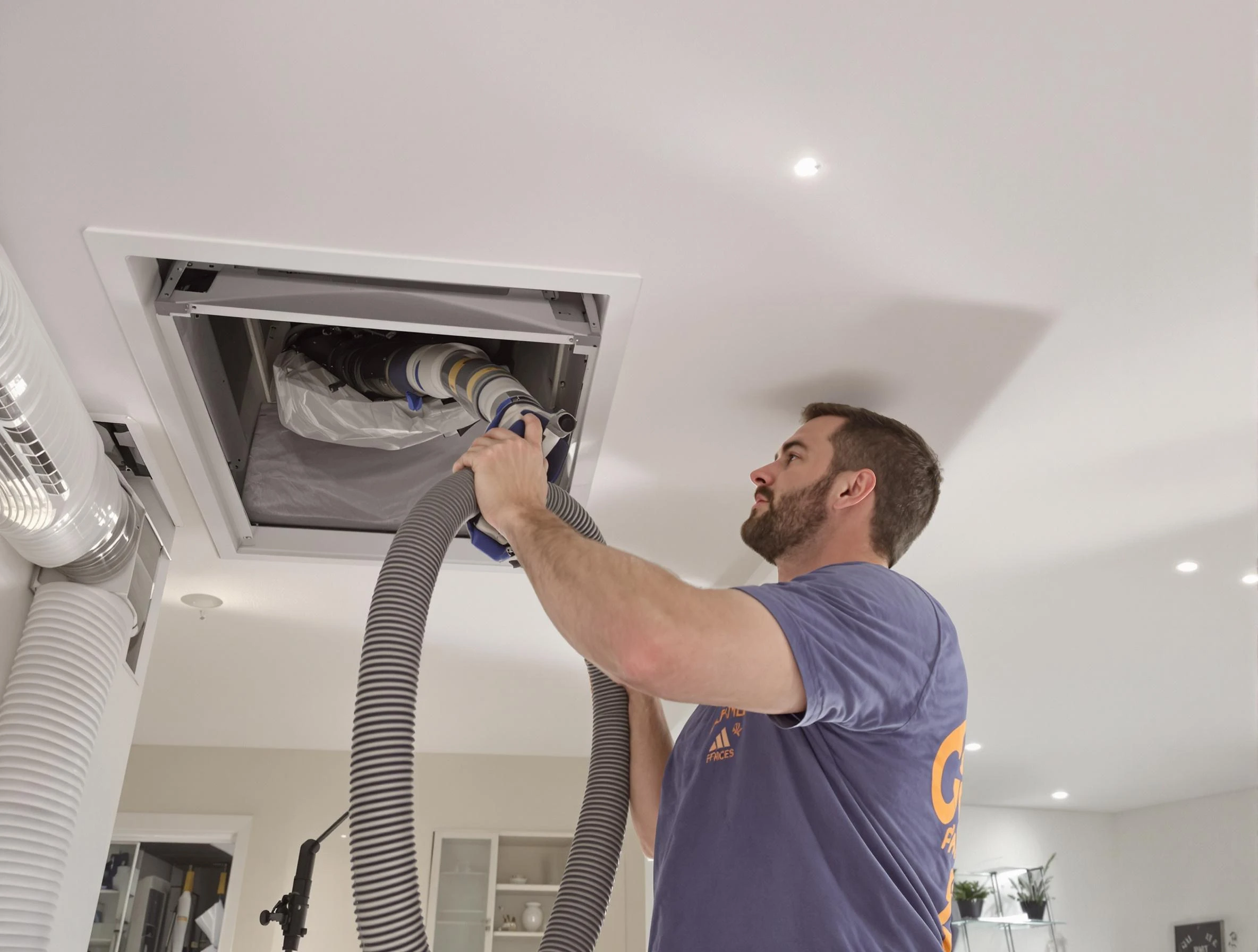 Precision indoor duct cleaning by Heber Air Duct Cleaning in Heber